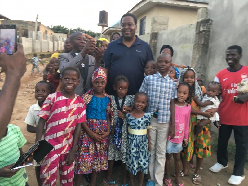 African kids at Bible training camp